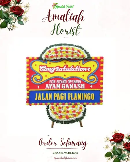 Sewa Papan Bunga Galih
